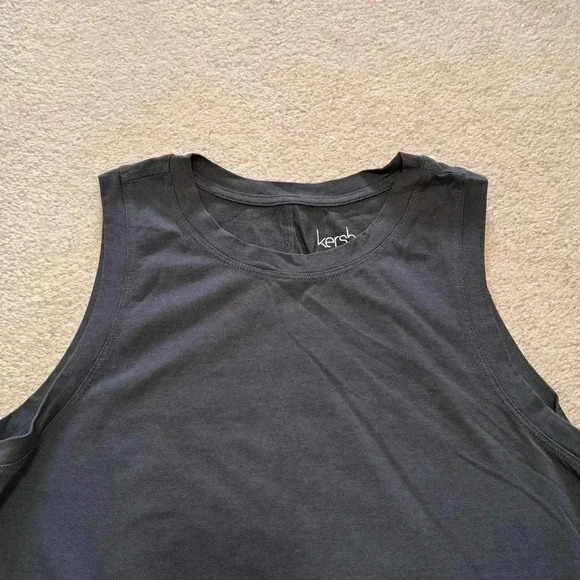 Set of 2 Kersh Tank Tops Small Purple Grey Sleeveless Tops - Picture 11 of 15